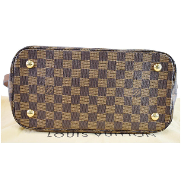 authentic lv Belmont Damier Ebene Shoulder Bag bottom