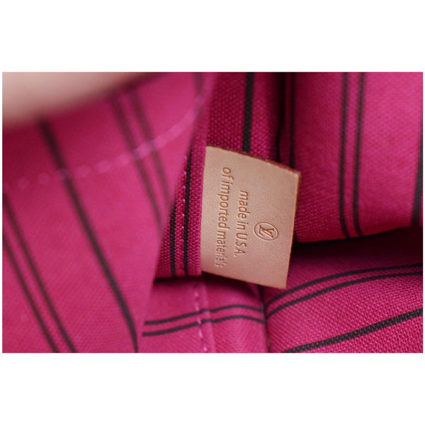 LOUIS VUITTON Neverfull MM Monogram Canvas Pochette Wristlet Pouch Brown