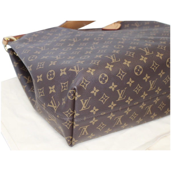 Louis Vuitton Graceful MM Monogram Canvas Bag for women bottom view