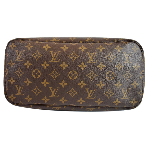 Louis Vuitton Neverfull Canvas bottom Handbag