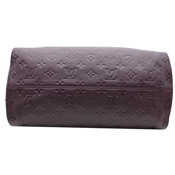 LOUIS VUITTON Lumineuse PM Monogram Empreinte Leather Shoulder Bag Plum