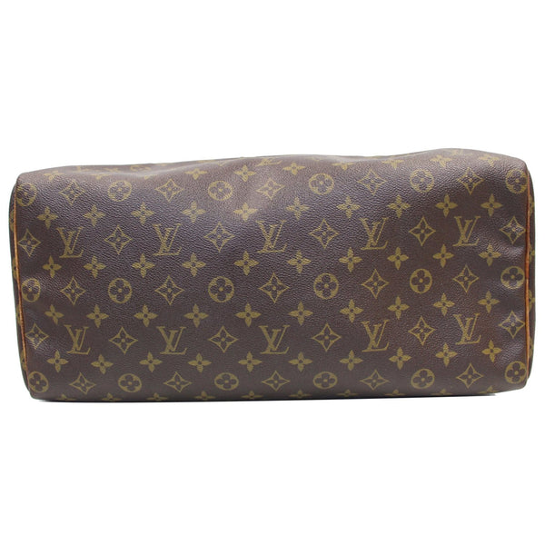 LV Speedy 40 Monogram Canvas Satchel Bag Back View