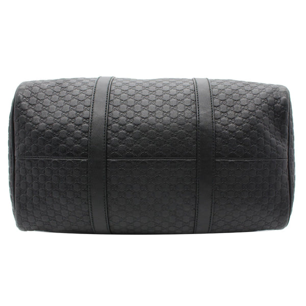 GUCCI Microguccissima Leather Boston Bag Black 449646