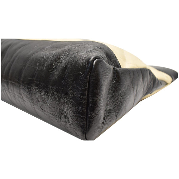 Preloved Chanel Large 31 Shopping Shoulder Bag Beige - bottom preview