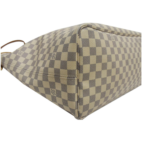 LOUIS VUITTON Neverfull GM Damier Azur Tote Bag Rose Ballerine