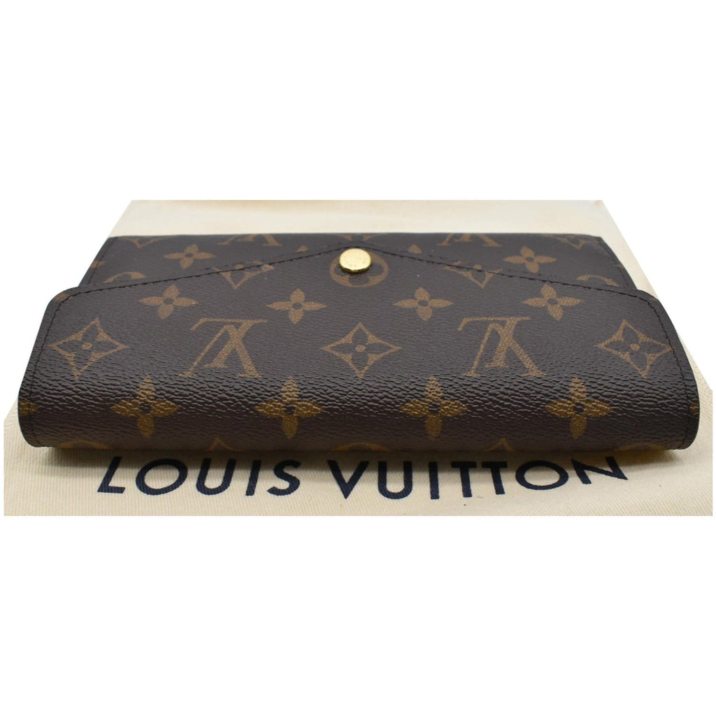 Sarah cloth wallet Louis Vuitton Brown in Cloth - 31551419