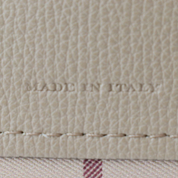 BURBERRY Reversible Haymarket Coated Canvas Tote Bag Tan