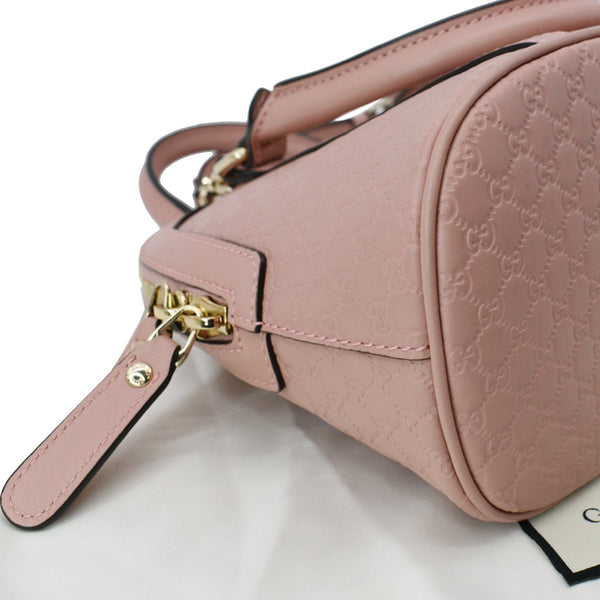 Gucci Mini Dome Micro Guccissima Leather Shoulder Bag Pink