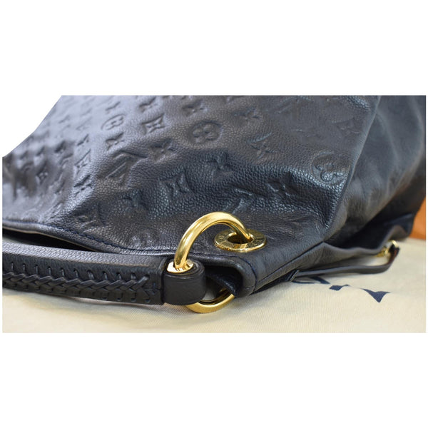 LOUIS VUITTON Artsy MM Empreinte Leather Shoulder Bag Blue