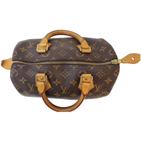 Top Preview lv Speedy 25 Monogram Canvas Satchel Bag