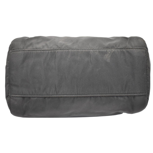 PRADA Tessuto Nylon Tote Shoulder Bag Black