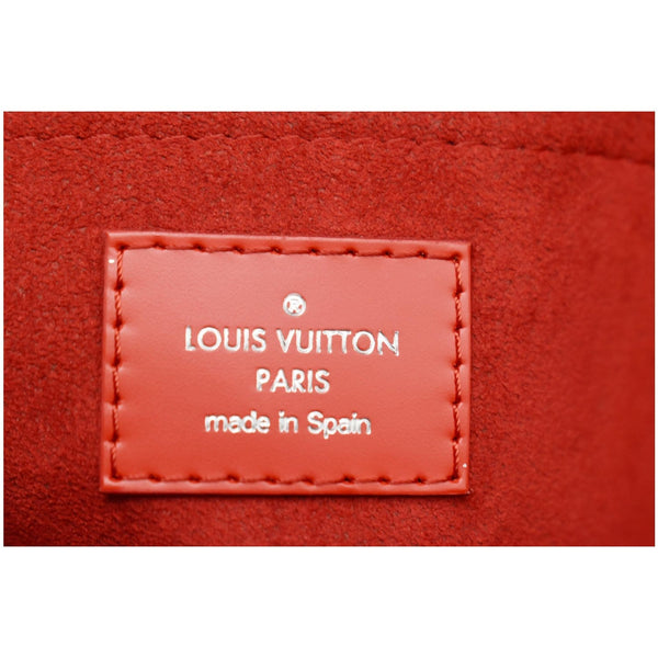 LOUIS VUITTON Saint Michel Monogram Epi Leather Shoulder Bag Red