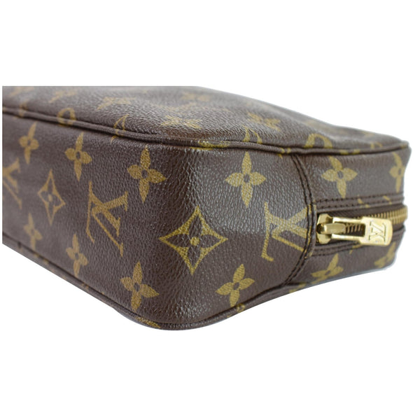 LOUIS VUITTON Trousse Toilette 23 Monogram Canvas Cosmetic Pouch Brown