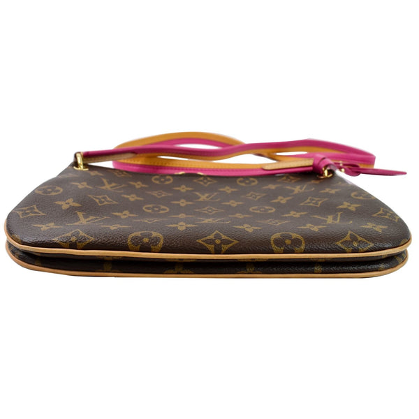 Louis Vuitton Lorette Monogram Canvas Shoulder Bag bottom view