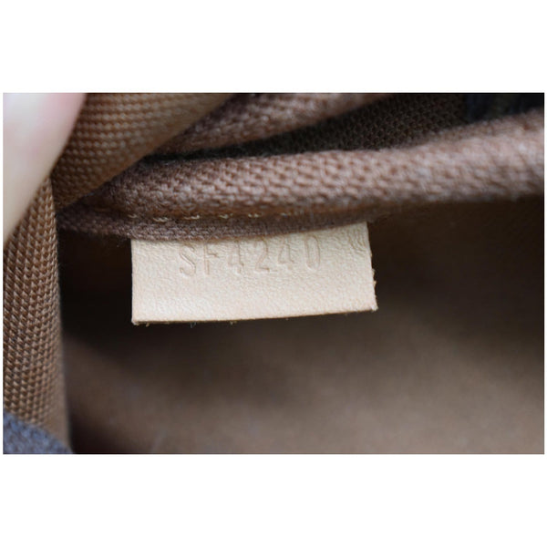 LOUIS VUITTON Mini Pochette Monogram Canvas Accessoires Pouch Brown