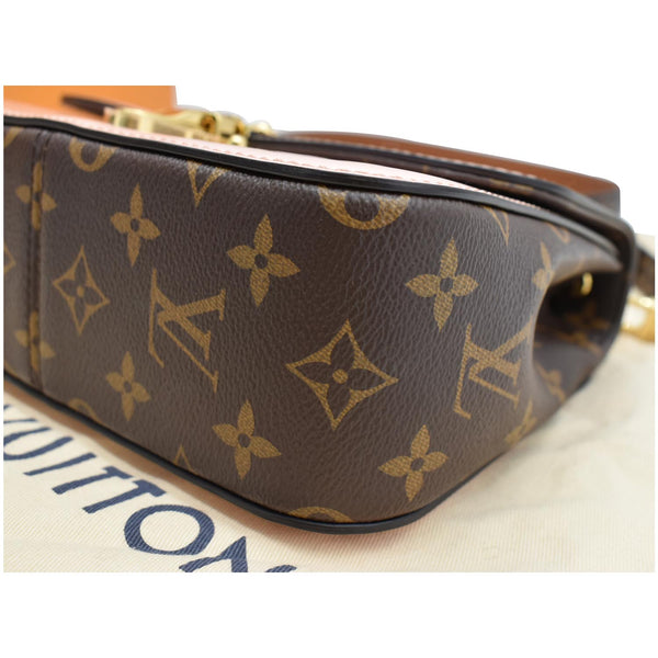 LOUIS VUITTON Cherrywood BB Patent Leather Shoulder Bag Rose Ballerine