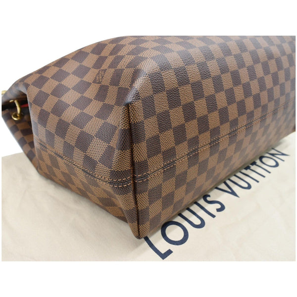 LOUIS VUITTON Graceful MM Damier Ebene Shoulder Bag Brown