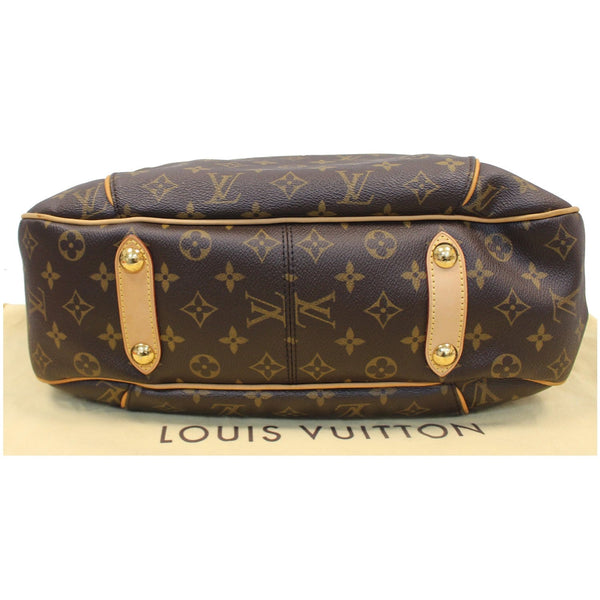 LOUIS VUITTON Galliera PM Monogram Canvas Shoulder Bag Brown