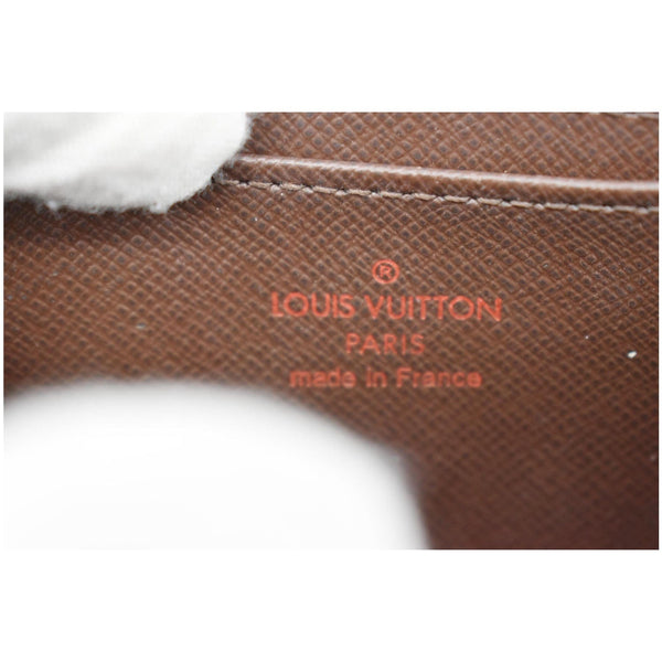 LOUIS VUITTON Damier Ebene Zippy Coin Purse Brown
