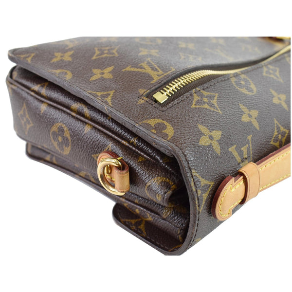 LOUIS VUITTON Metis Pochette Monogram Canvas Crossbody Bag Brown