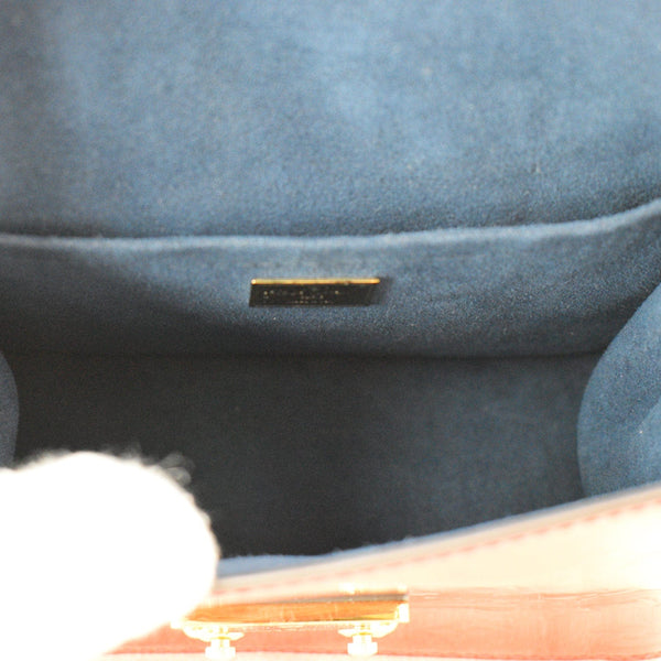 LOUIS VUITTON Spring Street Vernis Leather Crossbody Bag Red