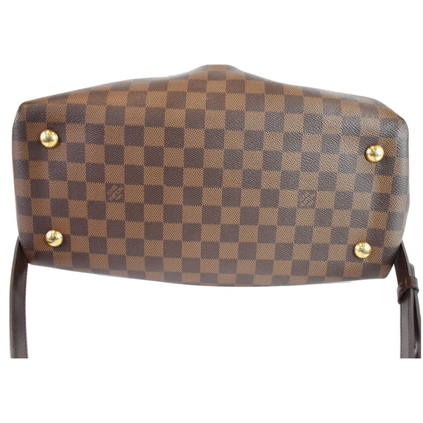 LOUIS VUITTON Salvi Damier Ebene Shoulder Bag Brown
