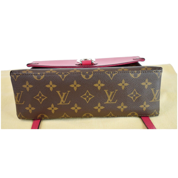 LOUIS VUITTON Saint Michel Monogram Epi Shoulder Bag Red