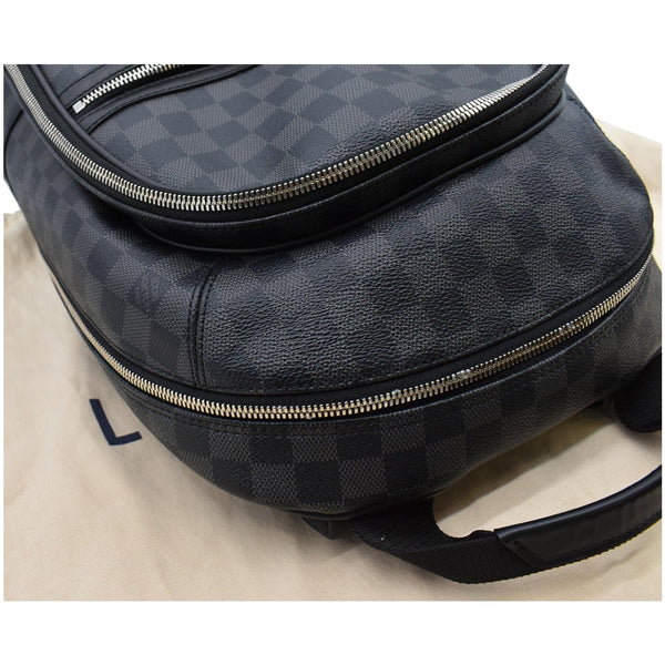 LOUIS VUITTON Michael Damier Graphite Canvas Backpack Bag Black