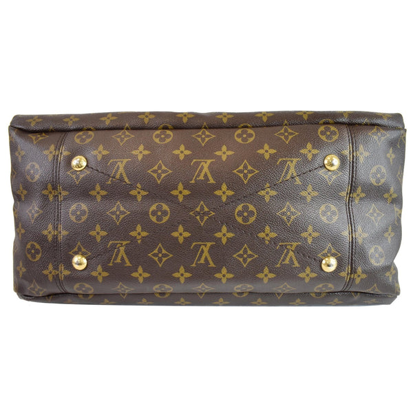 LOUIS VUITTON Artsy MM Monogram Canvas Shoulder Bag Brown