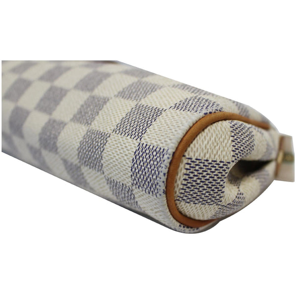 checks LV Pochette Eva Damier Azur Clutch Tote Bag