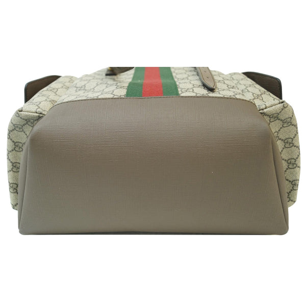 GUCCI Ophidia GG Medium Supreme Canvas Backpack Beige/Ebony 598140