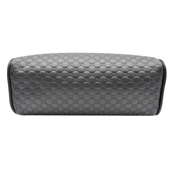 Gucci GG Microguccissima Leather Toiletry Case Black bottom
