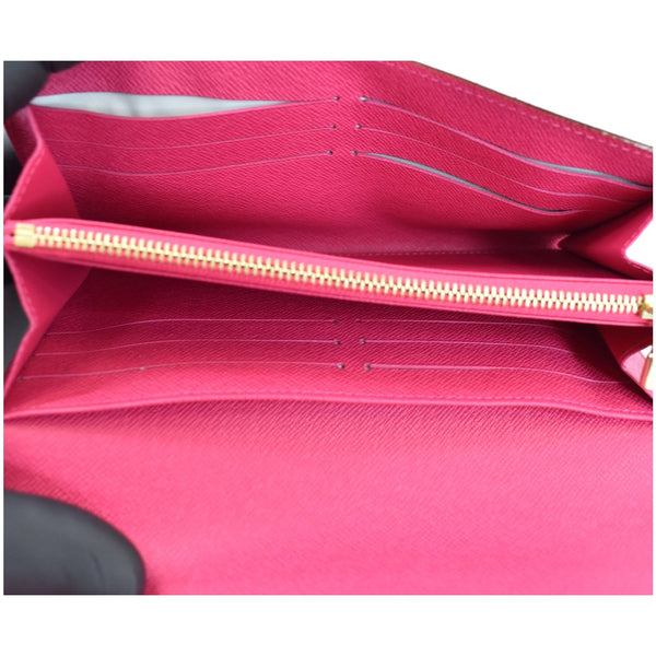 Louis Vuitton Sarah NM Multicolor Monogram Wallet interior\