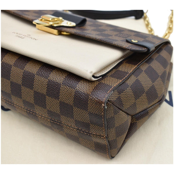 LOUIS VUITTON Vavin PM Damier Ebene Crossbody Bag Brown