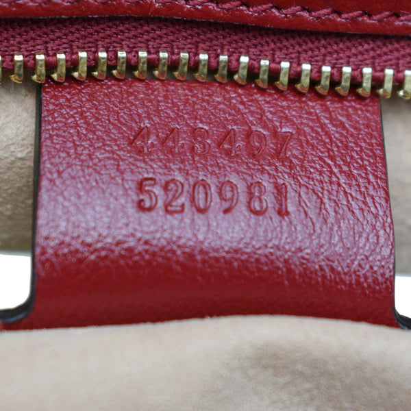 GUCCI GG Marmont Small Matelasse Canvas Shoulder Bag Beige 443497