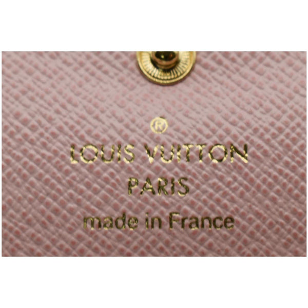 LOUIS VUITTON Emilie Damier Azur Wallet White
