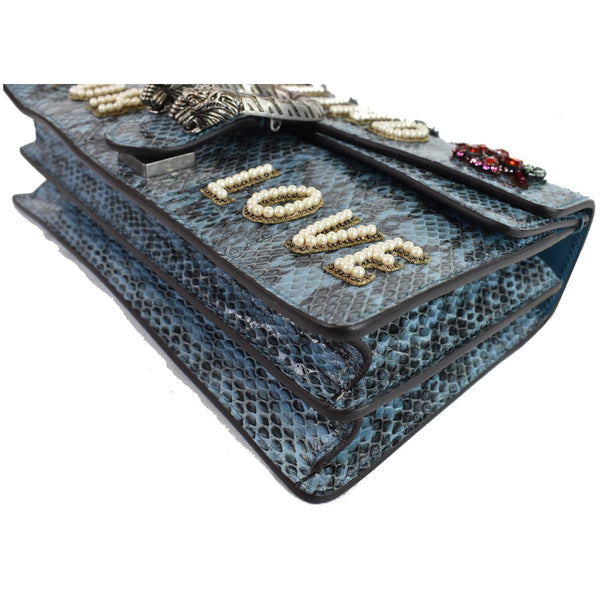 Gucci Dionysus Small Blind For Love Python Shoulder Bag Love