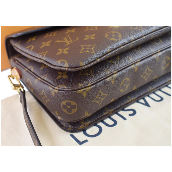 LOUIS VUITTON Metis Pochette Monogram Canvas Crossbody Bag Brown