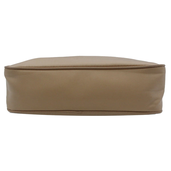 PRADA Re-Edition 2005 Nylon Shoulder Bag Beige