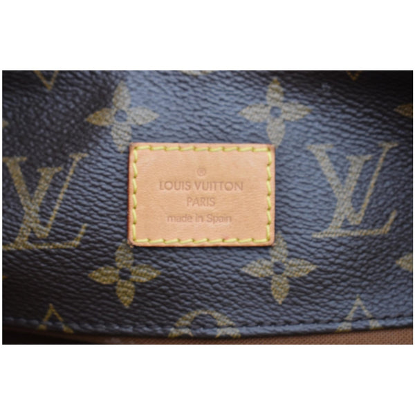 LOUIS VUITTON Sully MM Monogram Canvas Shoulder Bag Brown