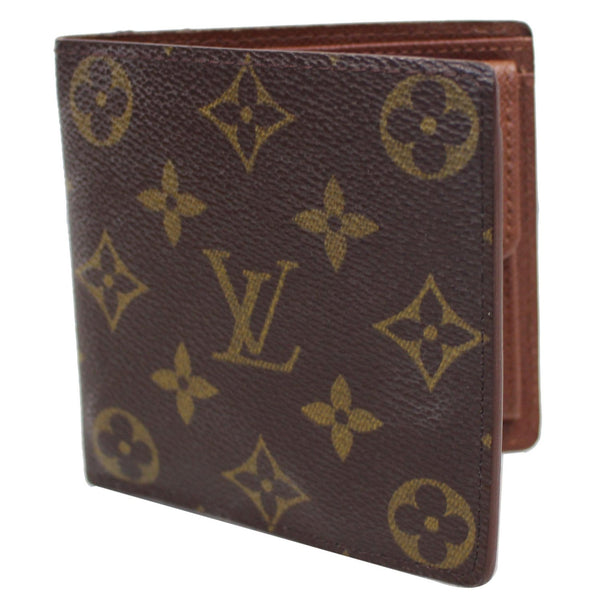 close view LV Marco Monogram Canvas Bifold Wallet
