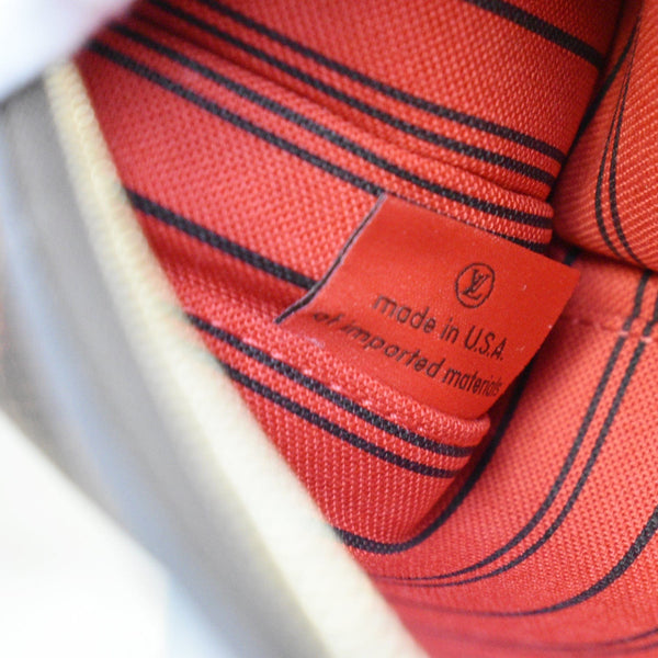 Louis Vuitton Neverfull MM Damier Ebene Pochette Pouch