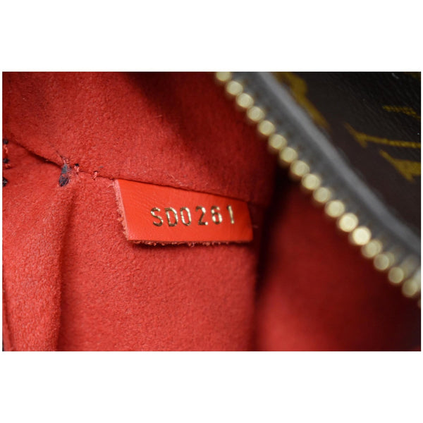 LOUIS VUITTON Neonoe Monogram Canvas Shoulder Bag Coquelicot