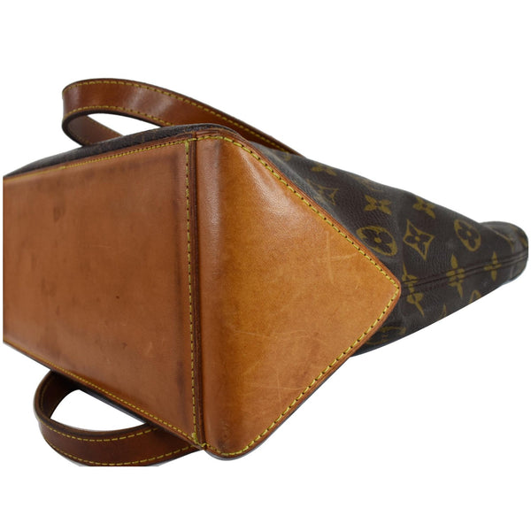 LOUIS VUITTON Cabas Piano Monogram Canvas Shoulder Bag Brown