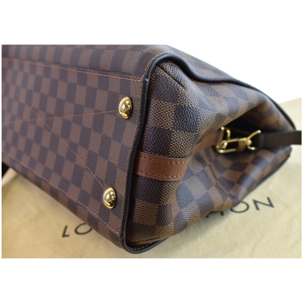 LOUIS VUITTON Greenwich Damier Ebene Shoulder Bag Brown