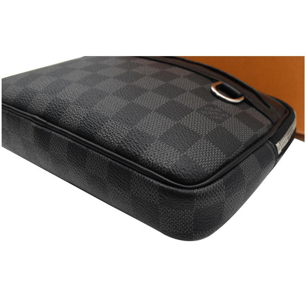 LOUIS VUITTON Scott Damier Graphite Messenger Bag Black
