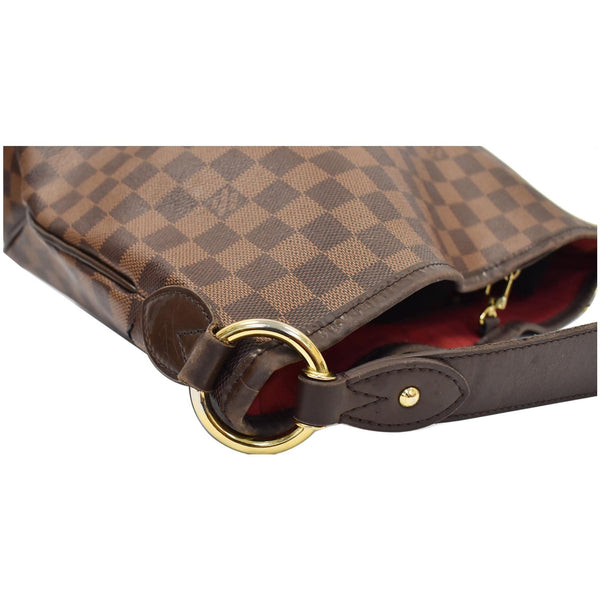 LOUIS VUITTON Delightful MM Damier Ebene Hobo Bag Brown