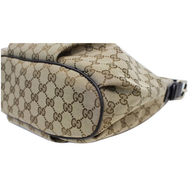 GUCCI GG Plus Monogram Canvas Messenger Shoulder Bag Beige 388930