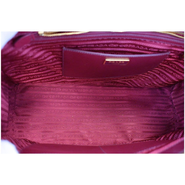 PRADA Lux Large Saffiano Leather Tote Bag Red