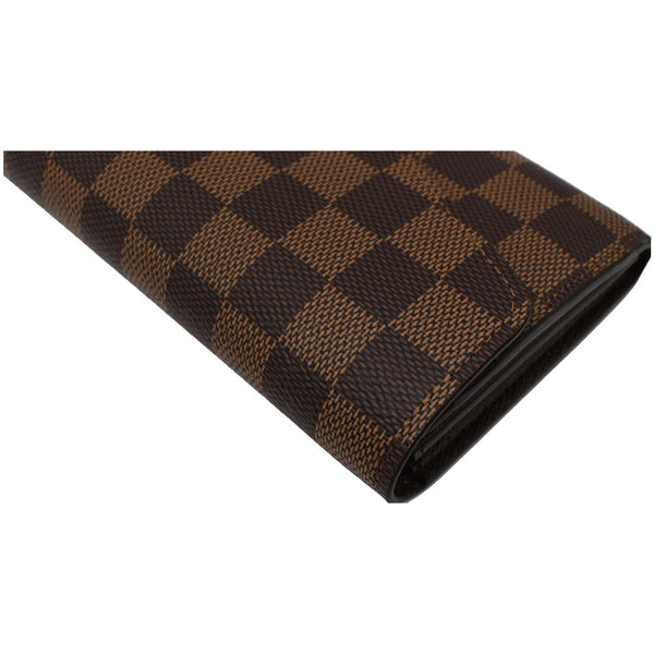 Louis Vuitton Sarah Damier Ebene Wallet Brown - Preloved